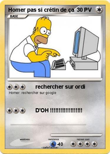 Pokemon Homer pas si crétin de ça