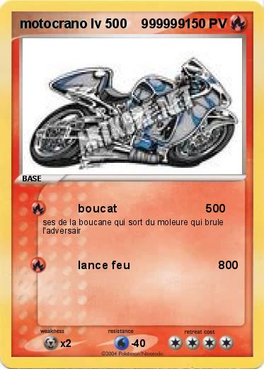Pokemon motocrano lv 500    999999