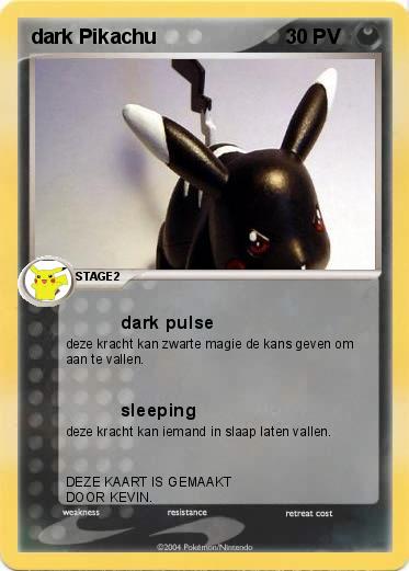 Pokemon dark Pikachu