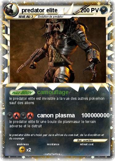 Pokemon predator elite