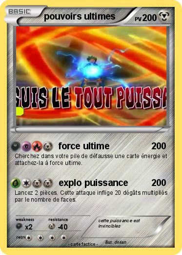 Pokemon pouvoirs ultimes