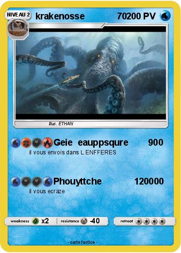 Pokemon krakenosse             70