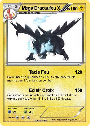 Pokemon Mega Dracaufeu X
