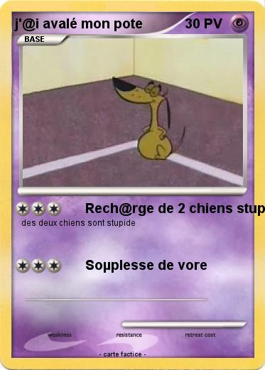 Pokemon j'@i avalé mon pote
