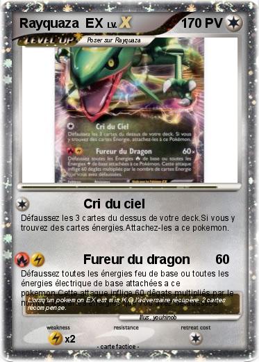 Pokemon Rayquaza  EX