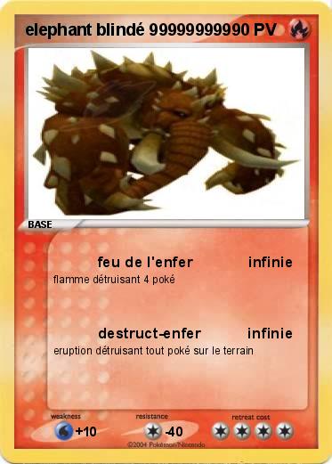 Pokemon elephant blindé 999999999