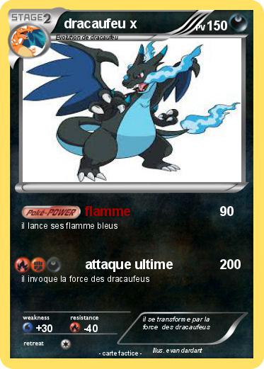 Pokemon dracaufeu x