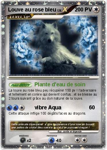 Pokemon Louve au rose bleu