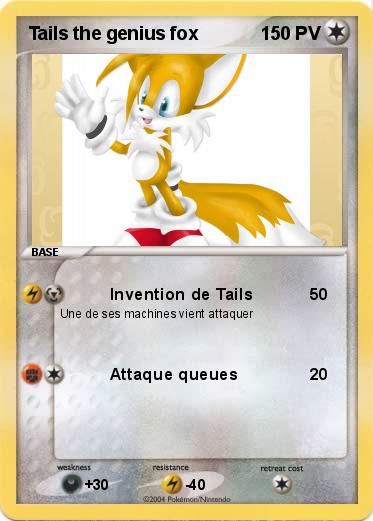 Pokemon Tails the genius fox