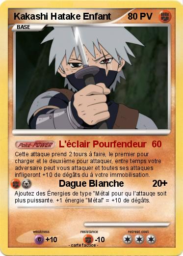 Pokemon Kakashi Hatake Enfant
