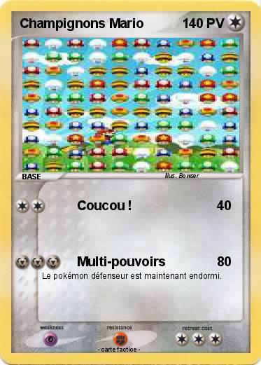 Pokemon Champignons Mario