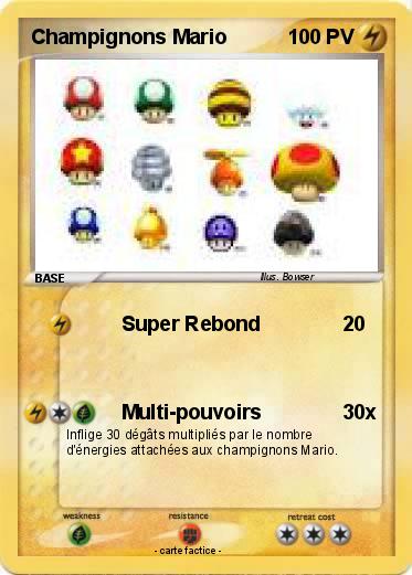 Pokemon Champignons Mario