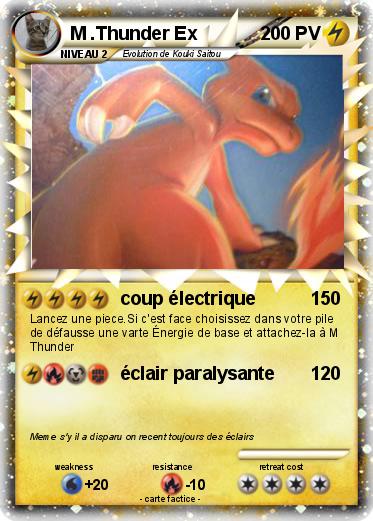 Pokemon M .Thunder Ex