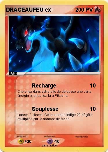 Pokemon DRACEAUFEU ex