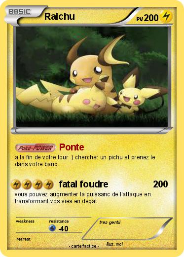 Pokemon Raichu