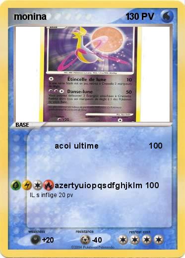 Pokemon monina                               1  