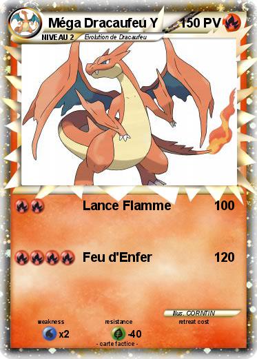 Pokemon Méga Dracaufeu Y