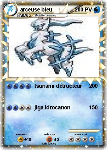 Pokemon arceuse bleu