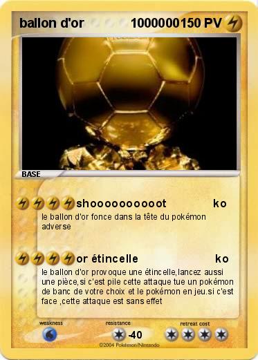 Pokemon ballon d'or             1000000