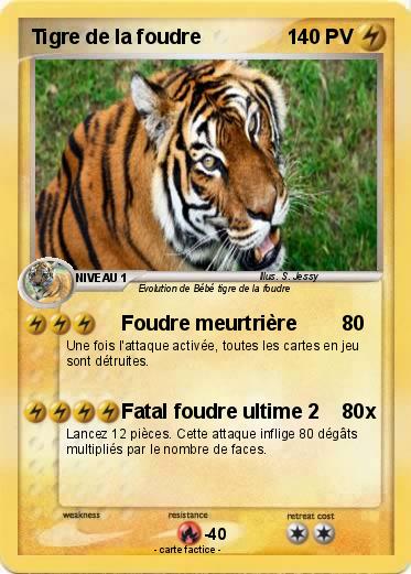 Pokemon Tigre de la foudre