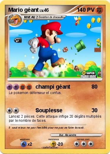 Pokemon Mario géant