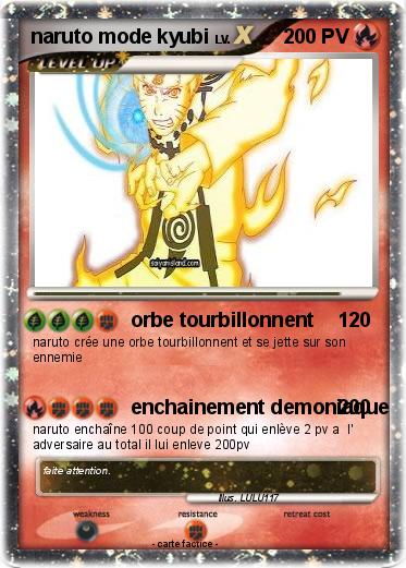 Pokemon naruto mode kyubi