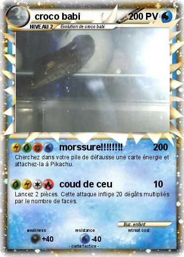 Pokemon croco babi