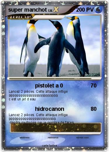 Pokemon super manchot