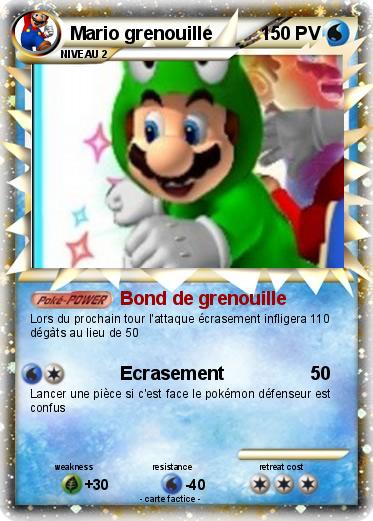 Pokemon Mario grenouille