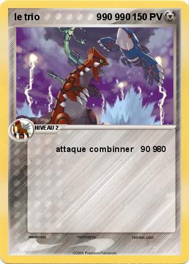 Pokemon le trio                      990 990