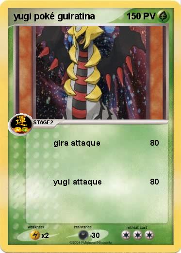 Pokemon yugi poké guiratina 