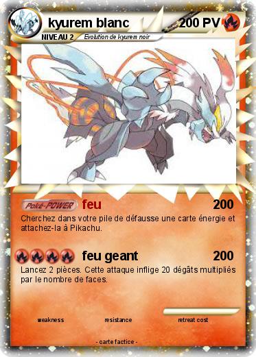 Pokemon kyurem blanc
