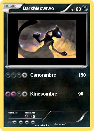 Pokemon DarkMeowtwo