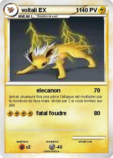 Pokemon voltali EX                   1