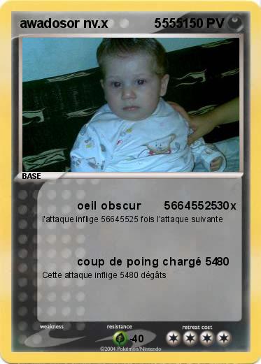 Pokemon awadosor nv.x             5555
