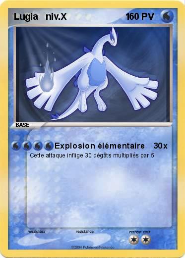 Pokemon Lugia   niv.X                       1  