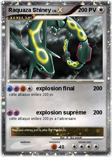 Pokemon Raquaza Shiney
