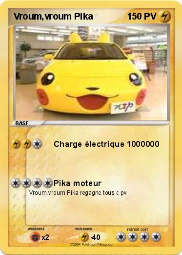 Pokemon Vroum,vroum Pika