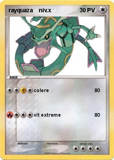 Pokemon rayquaza    niv.x