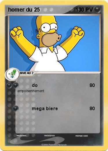 Pokemon homer du 25