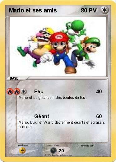 Pokemon Mario et ses amis