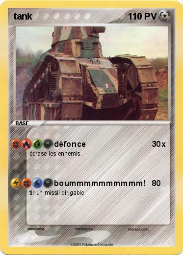 Pokemon tank