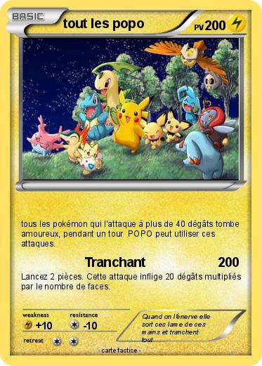 Pokemon tout les popo