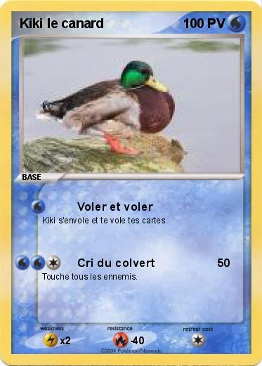 Pokemon Kiki le canard