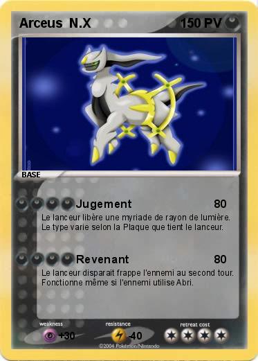 Pokemon Arceus  N.X