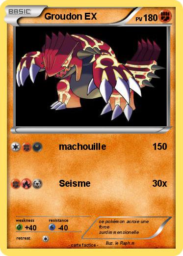 Pokemon Groudon EX