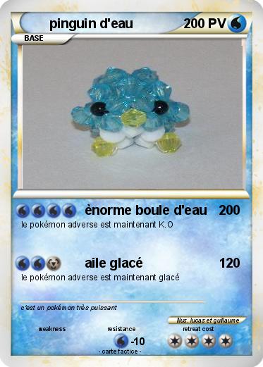 Pokemon pinguin d'eau