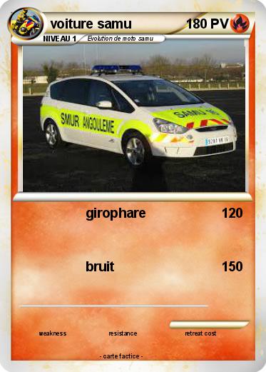 Pokemon voiture samu