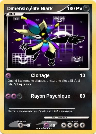 Pokemon Dimensio,élite Niark