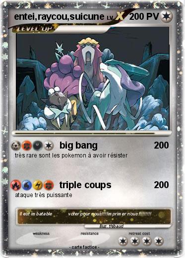 Pokemon entei,raycou,suicune